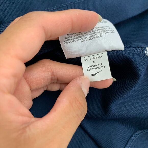 Nike Golf Shirt Women M Medium Dri Fit Sleeveless Performance 1/4 Button Polo - Picture 10 of 12